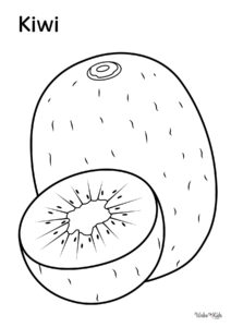 Kiwifruit Coloring Pages