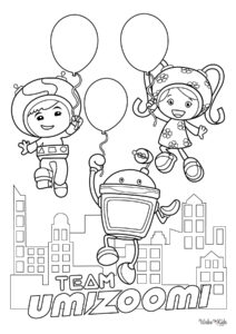 Team Umizoomi Coloring Pages