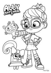 Abby Hatcher Coloring Pages