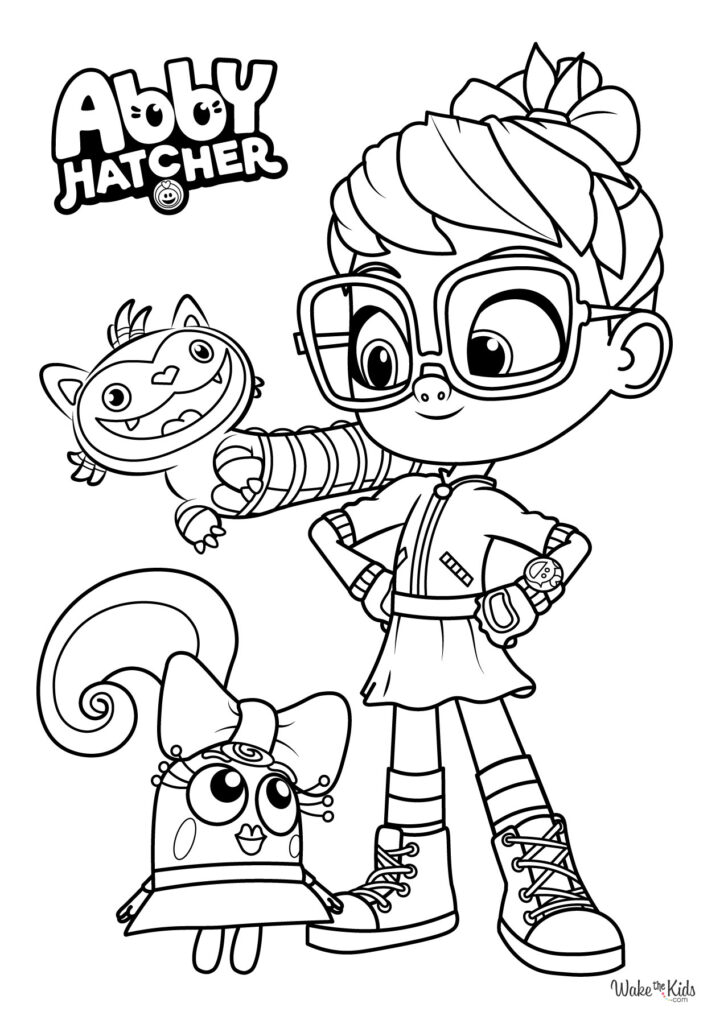 Abby Hatcher Coloring Pages
