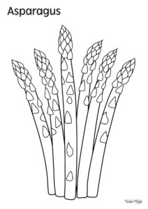 Asparagus Coloring Pages