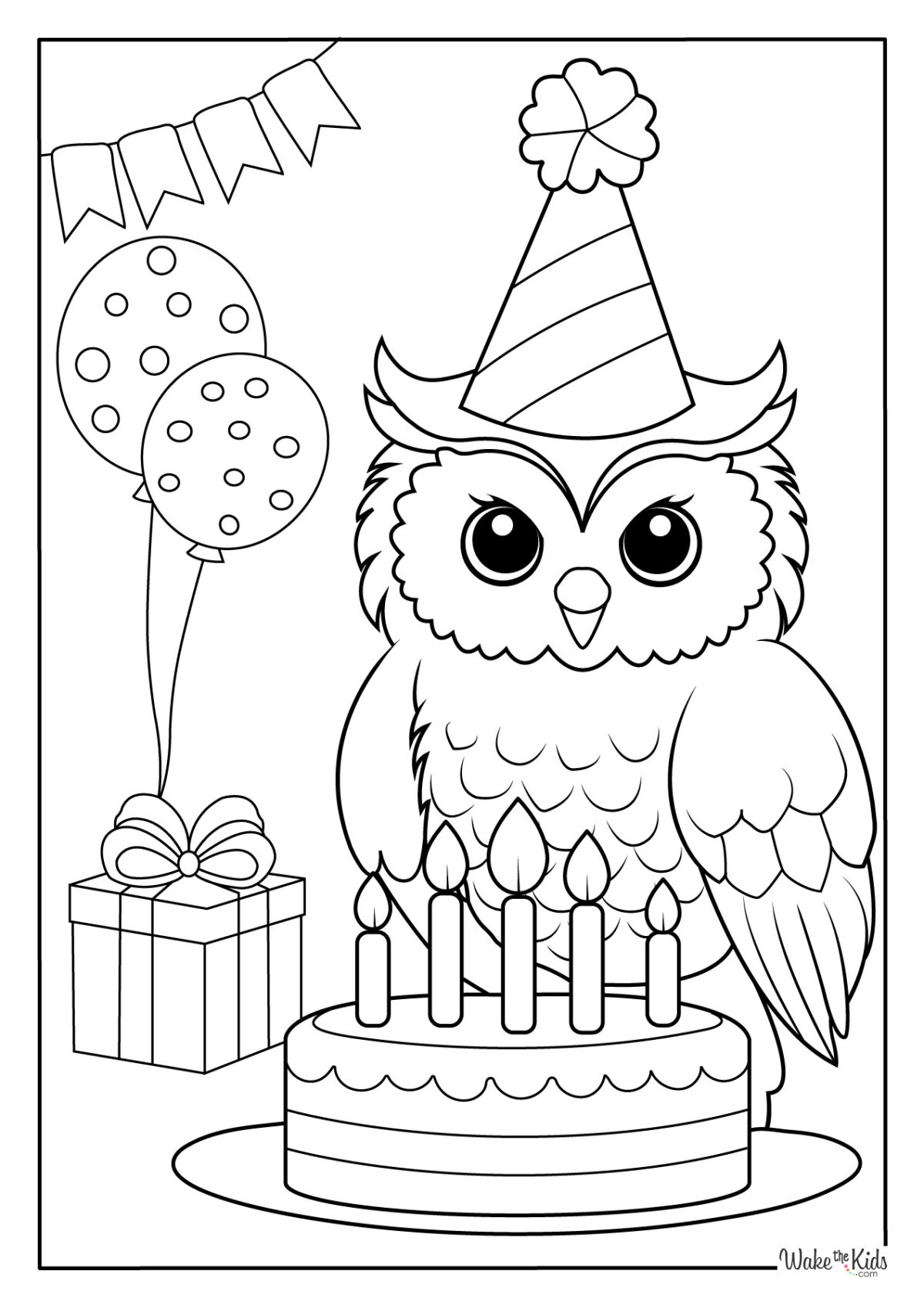 Owl Coloring Pages (Free Printable PDFs) | WakeTheKids