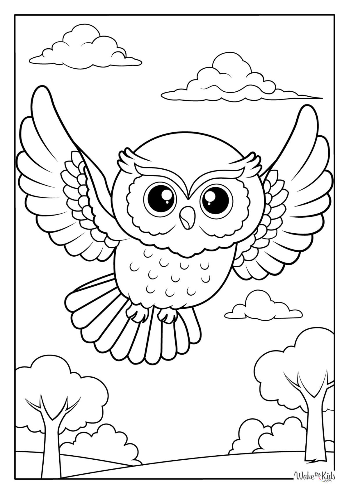 Owl Coloring Pages (Free Printable PDFs) | WakeTheKids