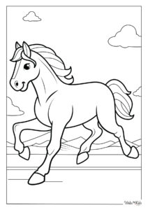 Horse Coloring Pages