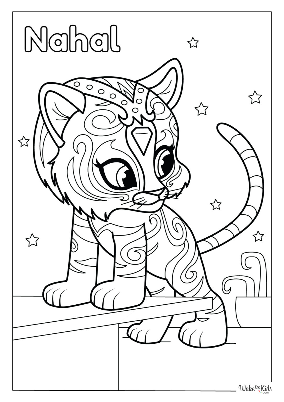 Shimmer and Shine Coloring Pages (Free Printable PDFs) | WakeTheKids