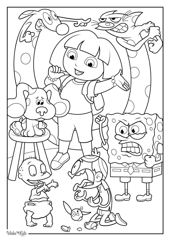 Nickelodeon Coloring Pages