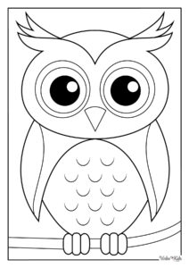 Owl Coloring Pages