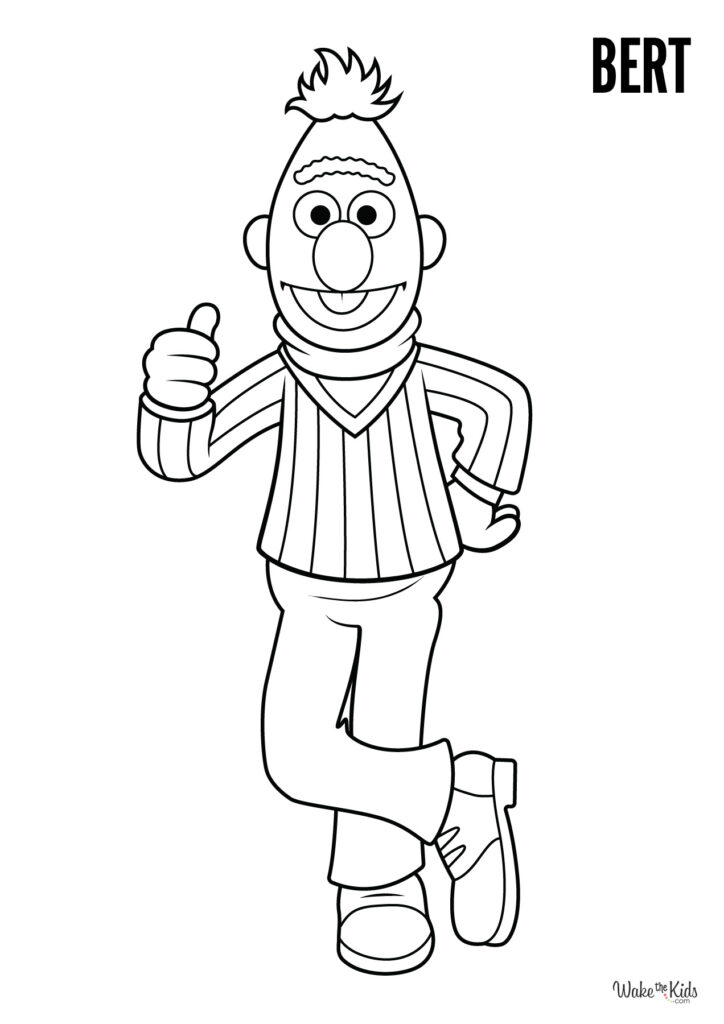 Sesame Street Coloring Pages (Free Printable PDFs) WakeTheKids
