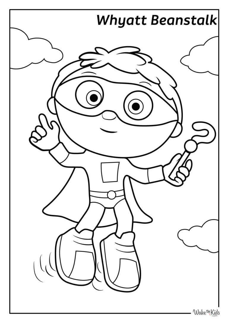 Super Why Coloring Pages (Free Printable PDFs) | WakeTheKids