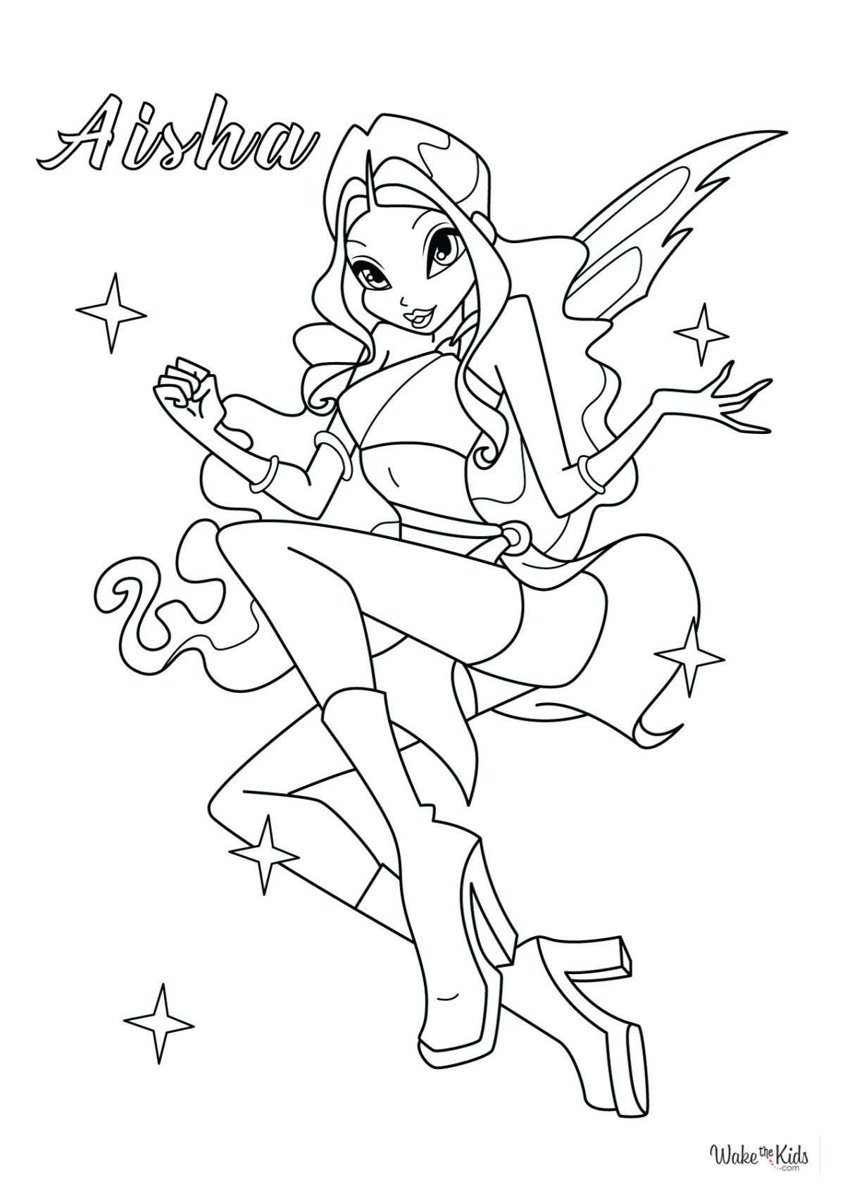 Winx Club Coloring Pages (Free Printable PDFs) | WakeTheKids