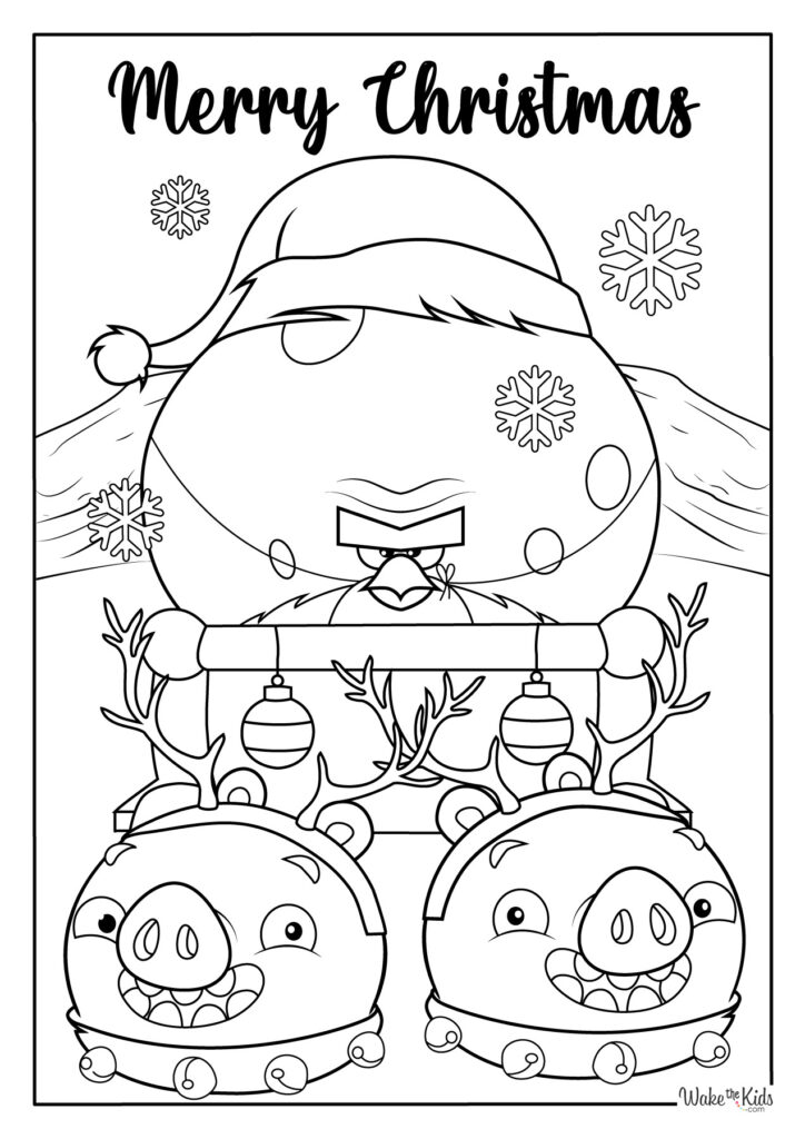 Angry Birds Coloring Pages (Free Printable PDFs) | WakeTheKids