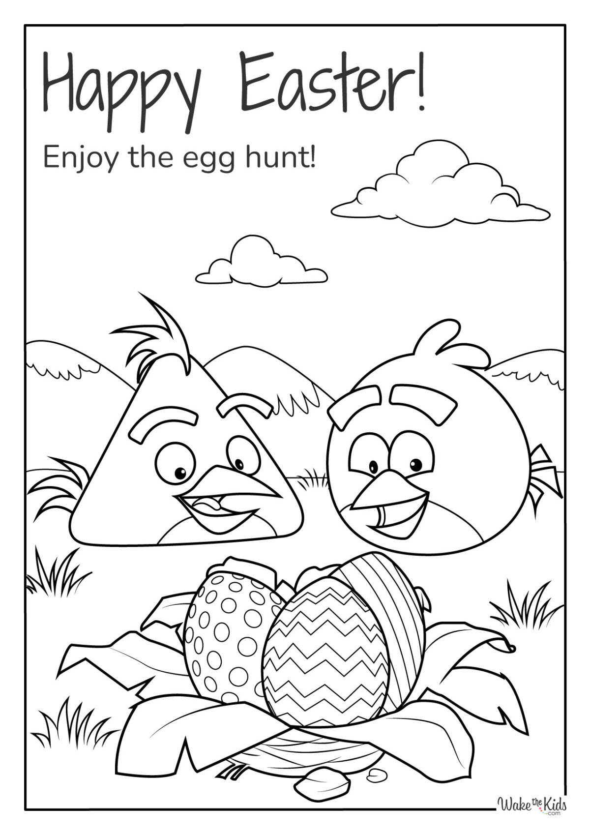 Angry birds coloring pages free printable pdfs wakethekids