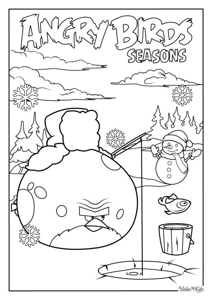 Angry Birds Coloring Pages (Free Printable PDFs) | WakeTheKids