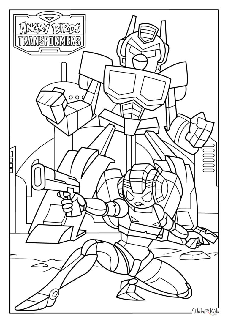 Angry Birds Coloring Pages (Free Printable PDFs) | WakeTheKids