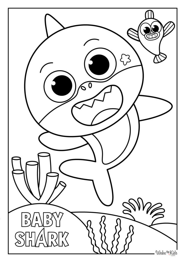 Baby Shark Coloring Pages