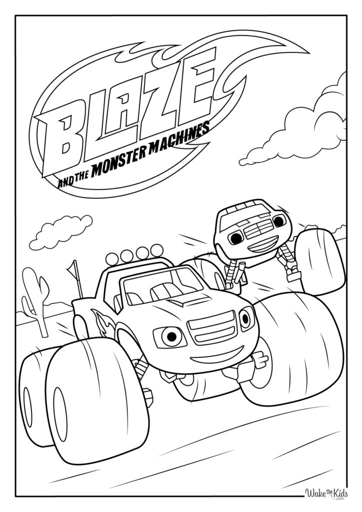 Blaze and the Monster Machines Coloring Pages