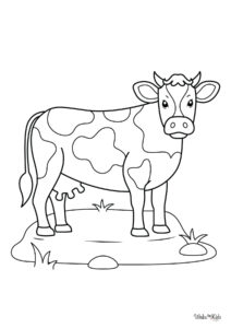 Cow Coloring Pages