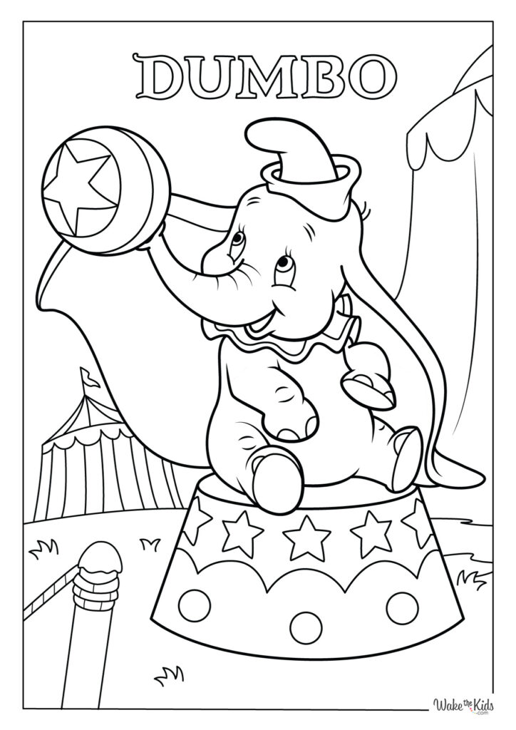 Dumbo Coloring Pages