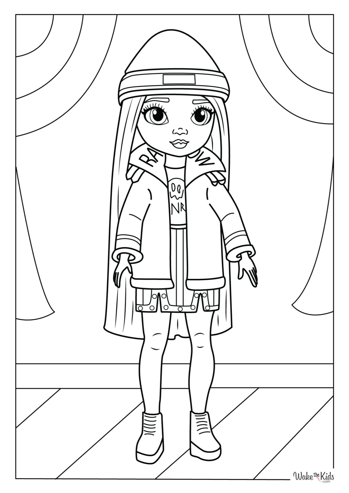Rainbow High Coloring Pages (Free Printable PDFs) WakeTheKids