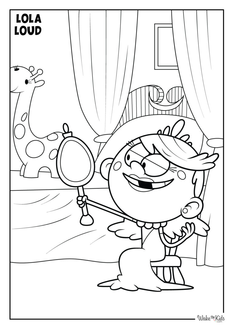 The Loud House Coloring Pages (Free Printable PDFs) | WakeTheKids