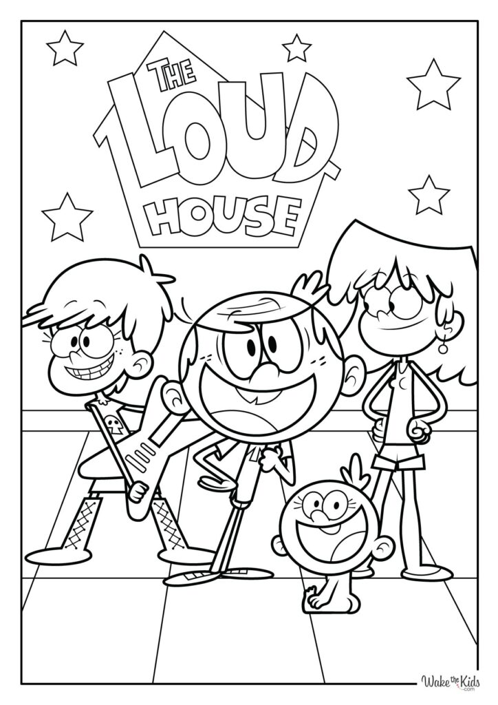 The Loud House Coloring Pages