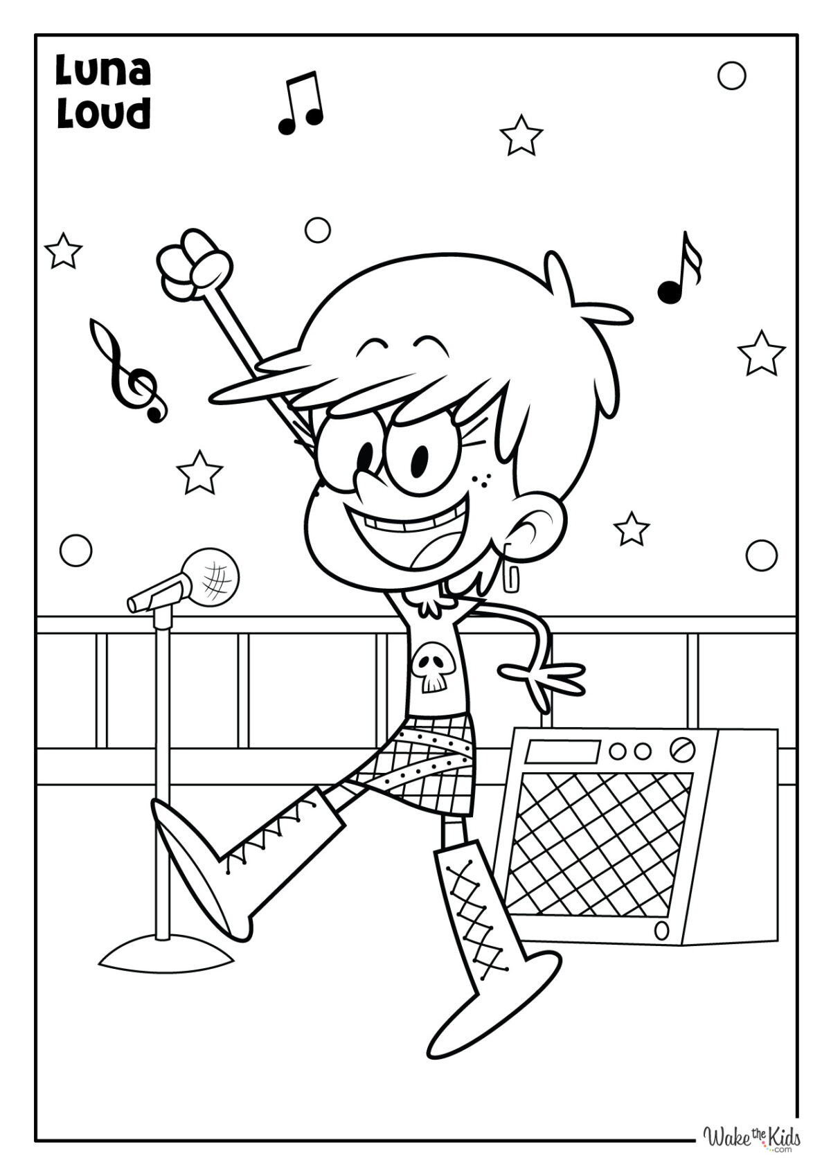 The Loud House Coloring Pages (Free Printable PDFs) WakeTheKids