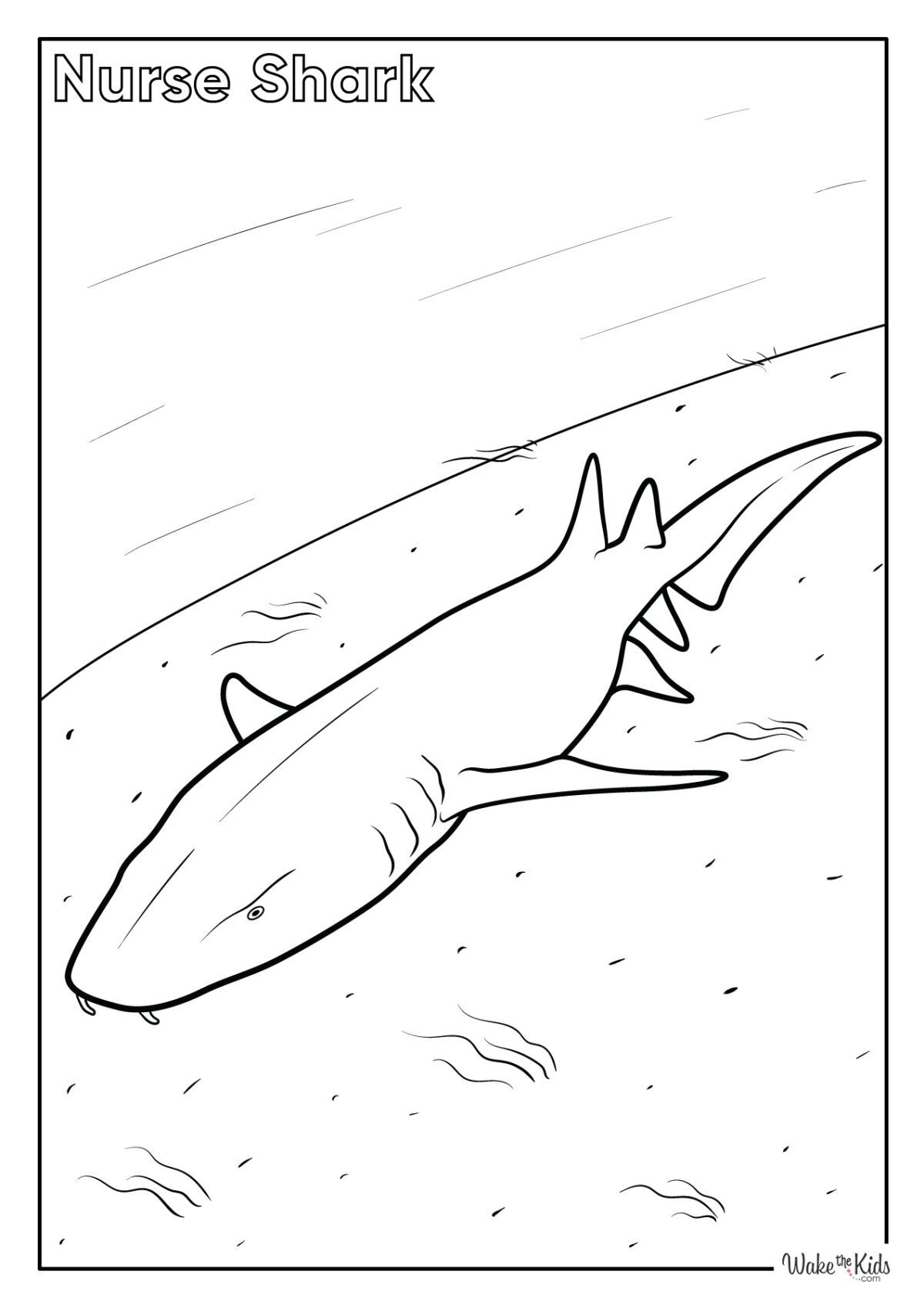 Shark Coloring Pages (Free Printable PDFs) | WakeTheKids