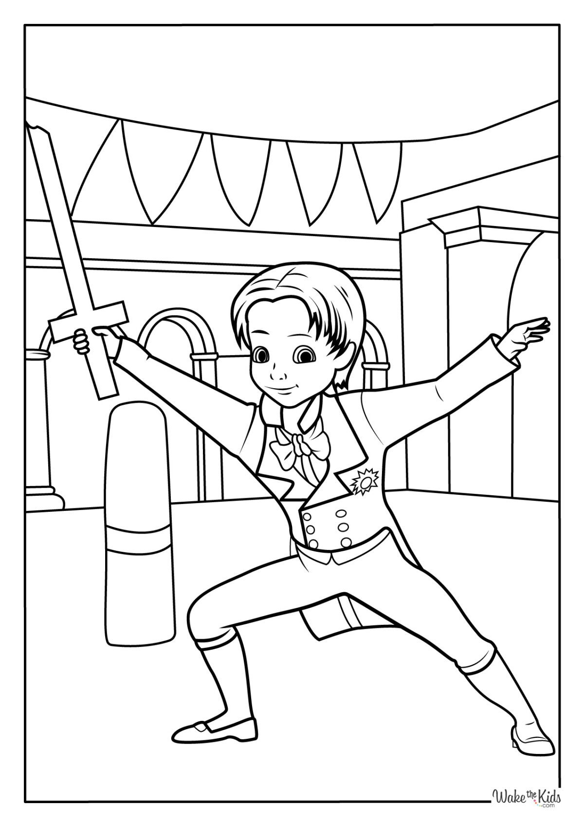Sofia the First Coloring Pages (Free Printable PDFs) | WakeTheKids