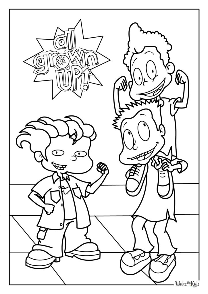 Rugrats Coloring Pages (Free Printable PDFs) | WakeTheKids