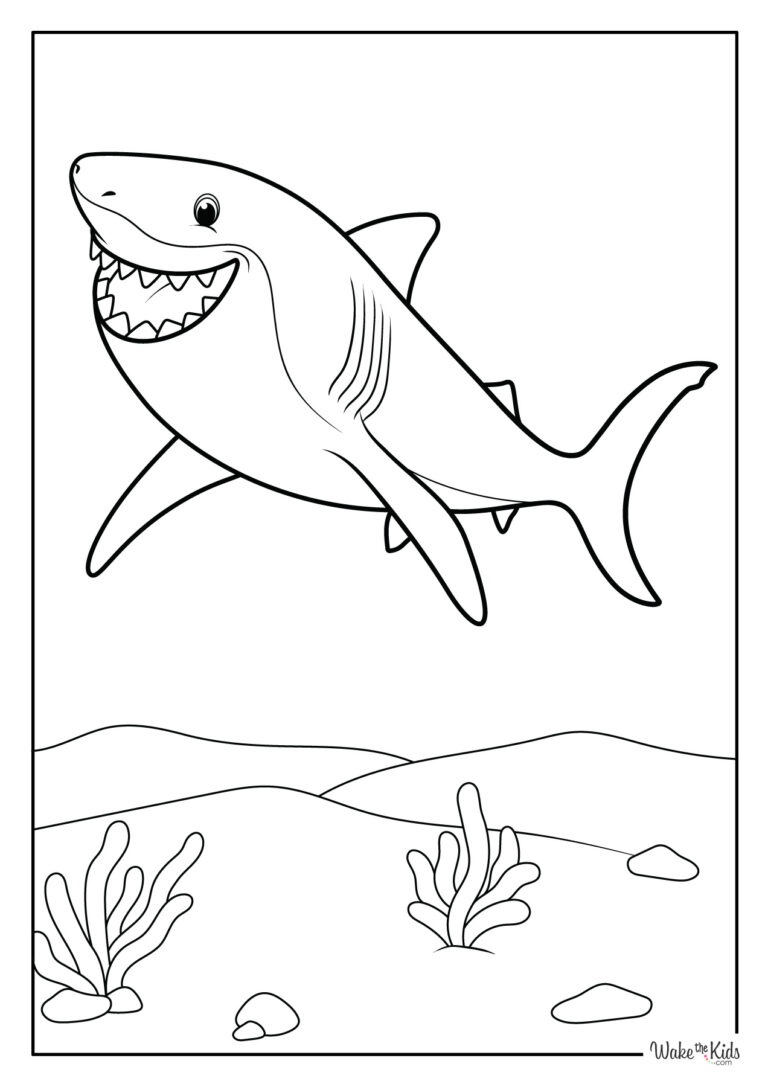 Shark Coloring Pages