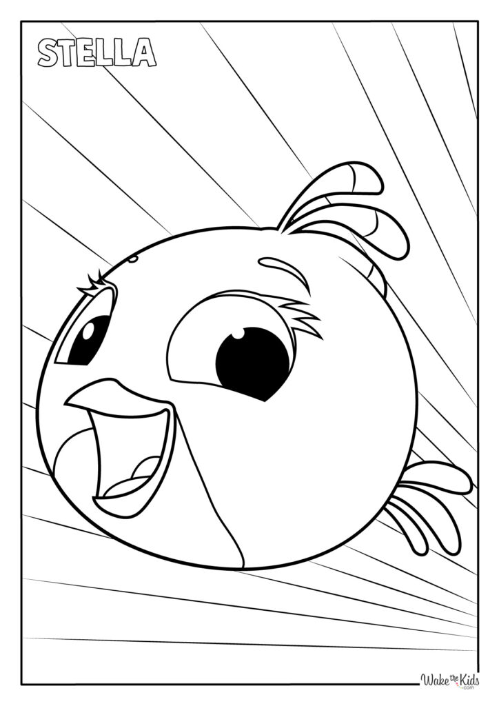 Angry Birds Coloring Pages (Free Printable PDFs) | WakeTheKids