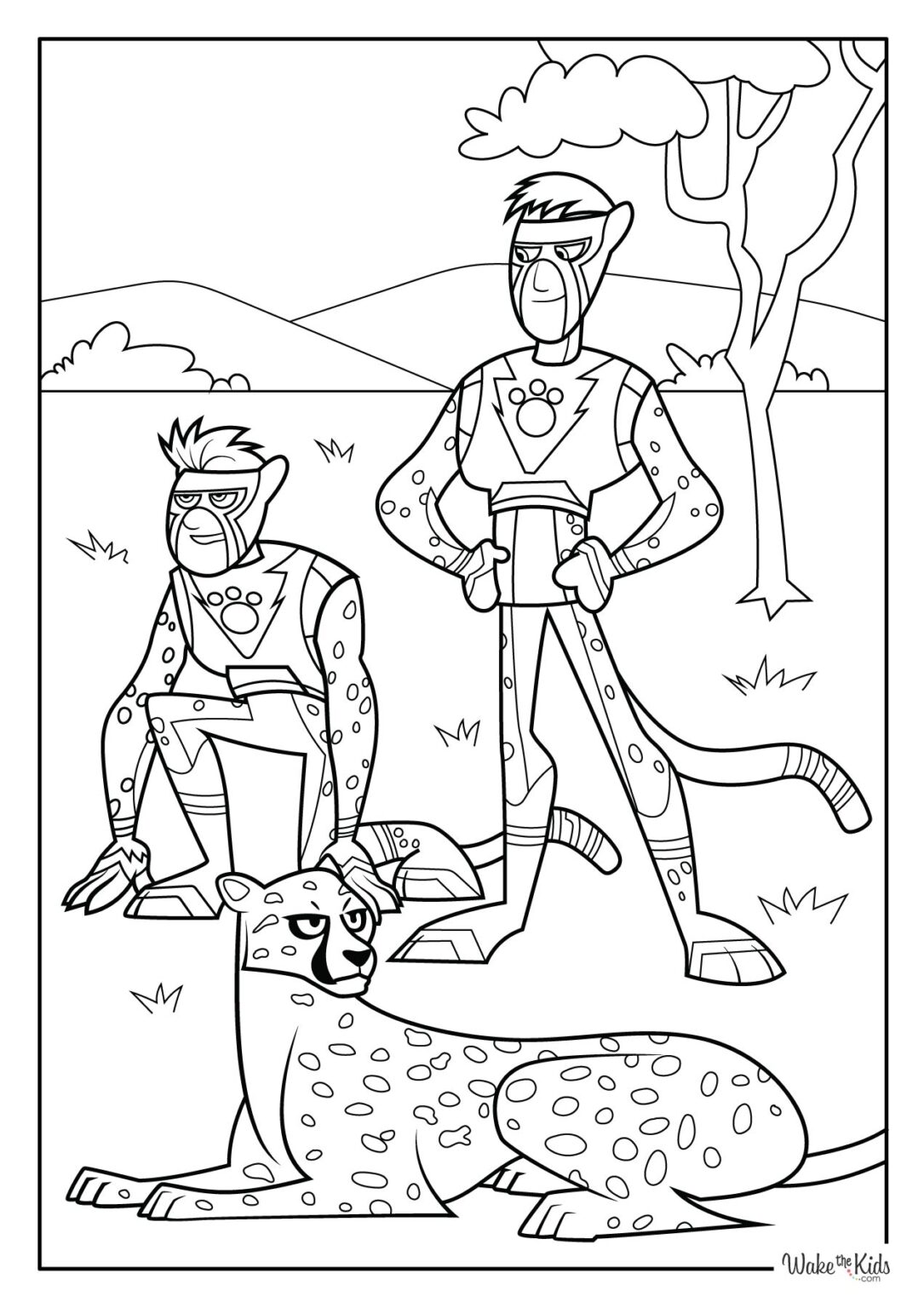 Wild Kratts Coloring Pages (Free Printable PDFs) | WakeTheKids