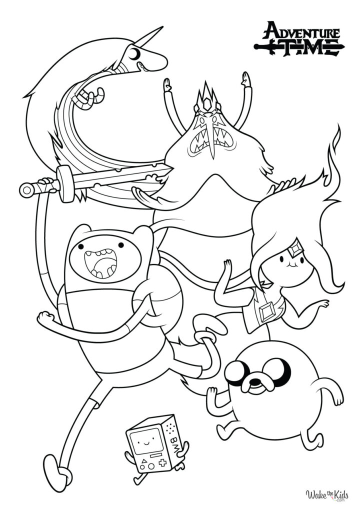 Adventure Time Coloring Pages