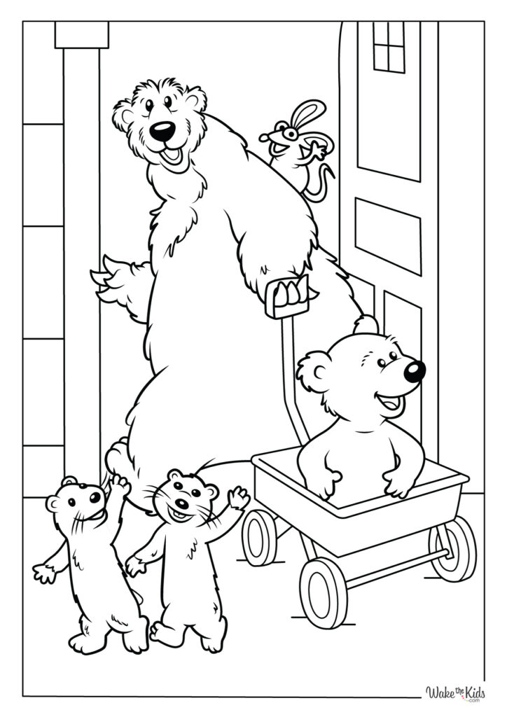 Bear in the Big Blue House Coloring Pages