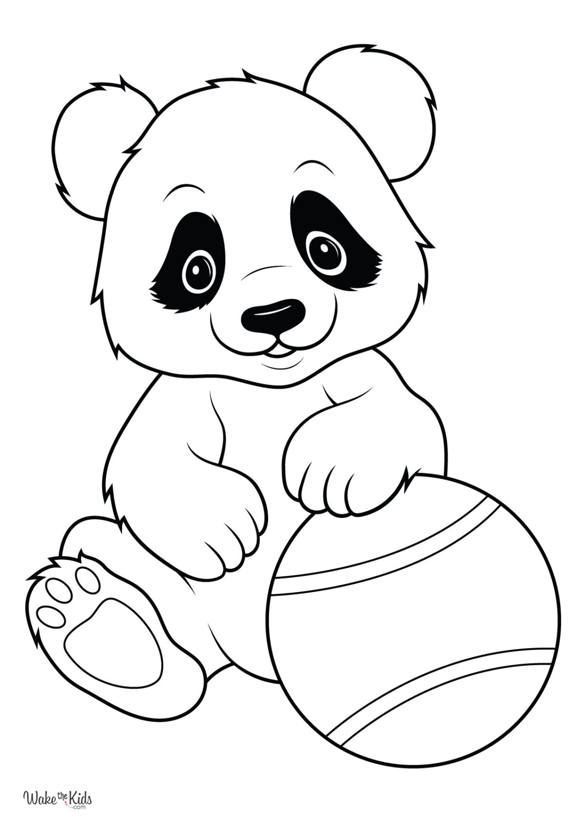 Panda Coloring Pages (Free Printable PDFs) | WakeTheKids