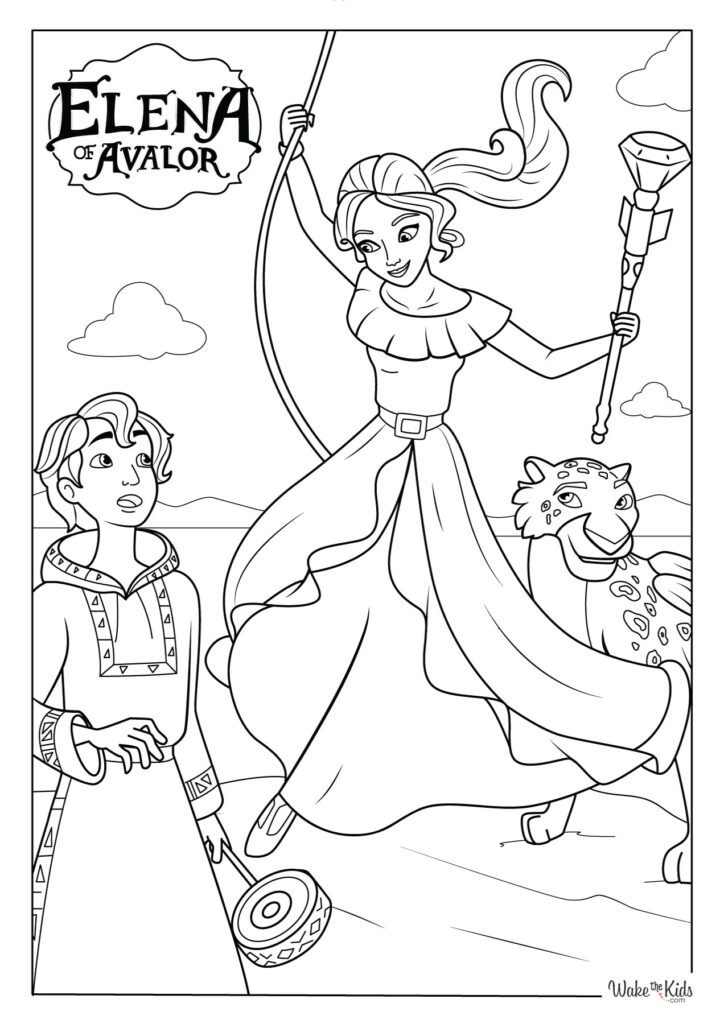 Elena of Avalor Coloring Pages