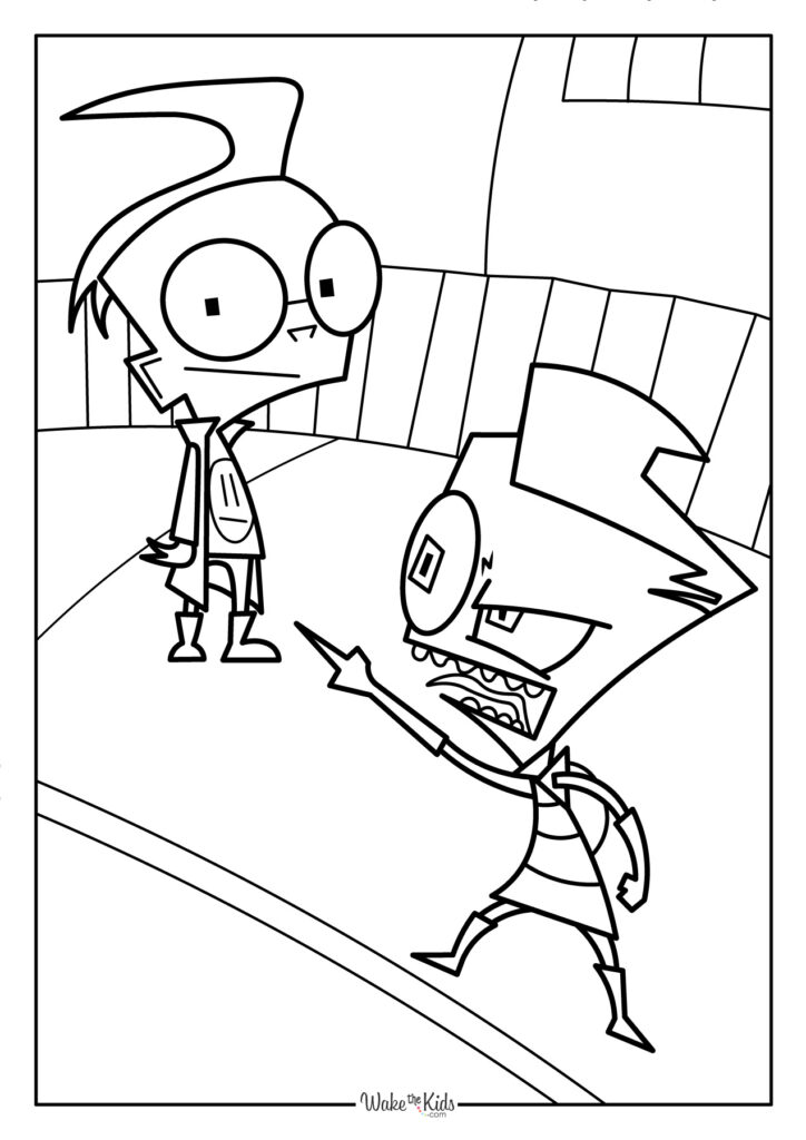 Invader Zim Coloring Pages