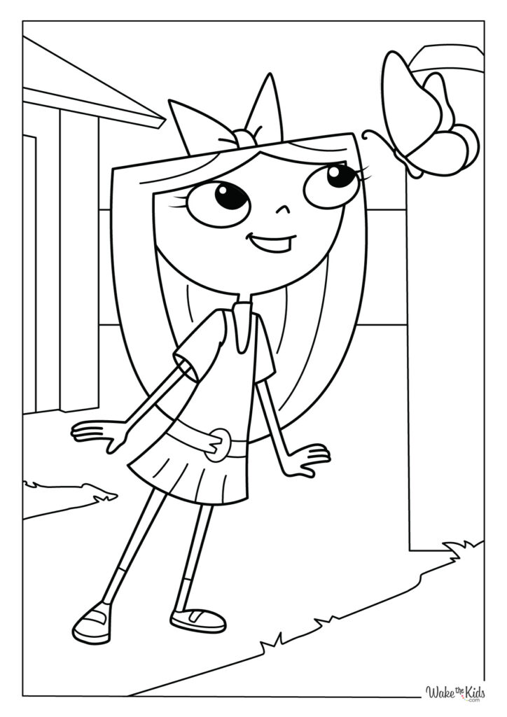 Phineas and Ferb Coloring Pages (Free Printable PDFs) | WakeTheKids