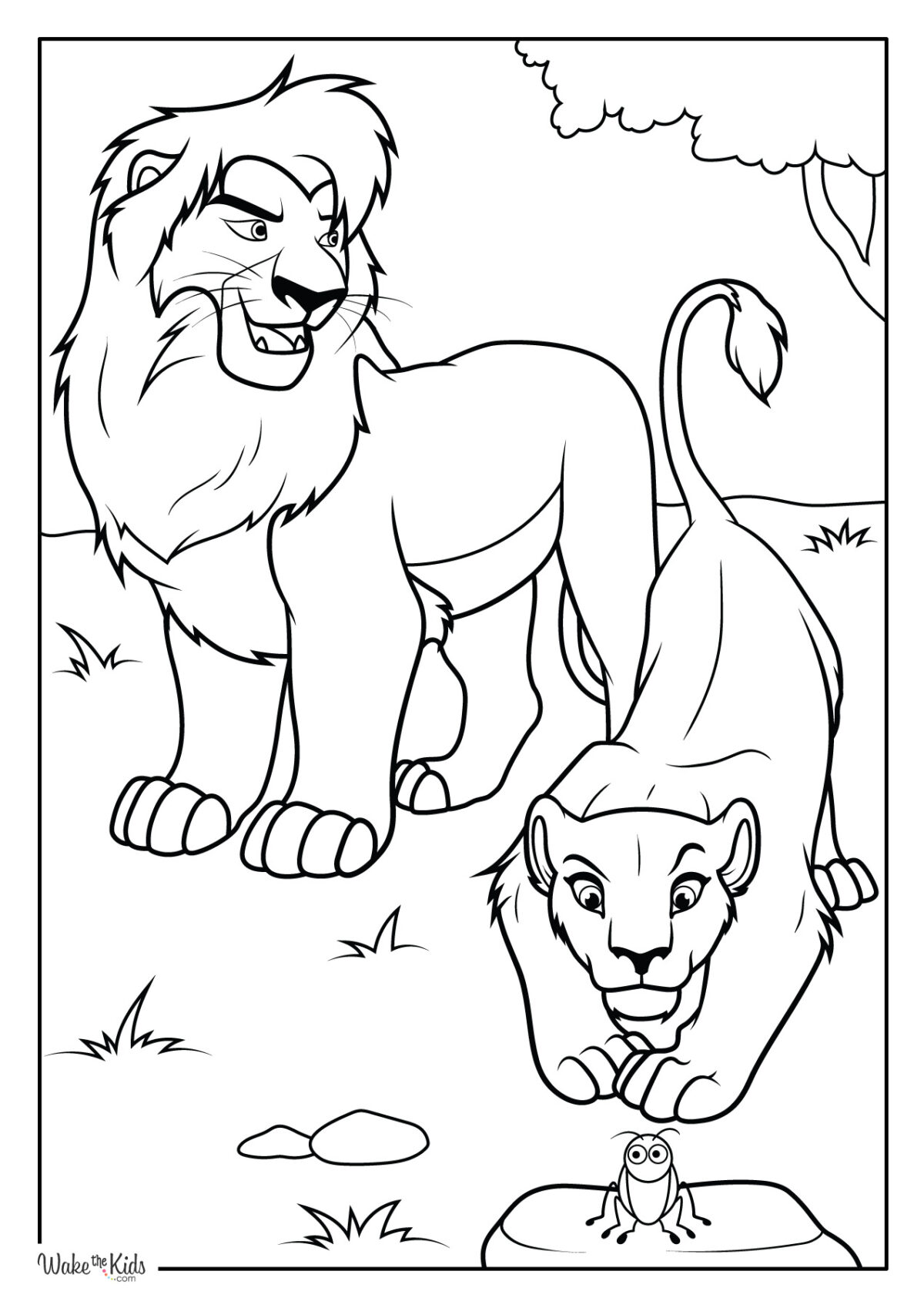 Lion King Coloring Pages (Free Printable PDFs) | WakeTheKids