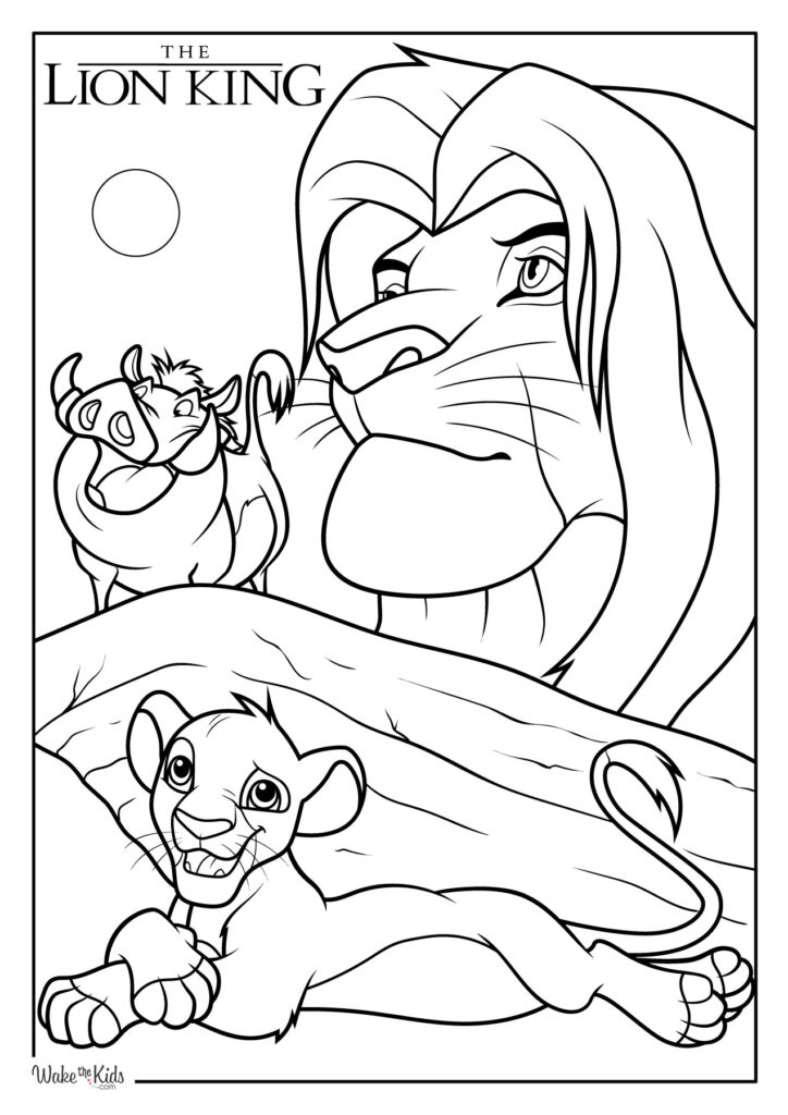 Lion King Coloring Pages