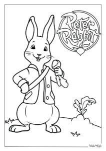 Peter Rabbit Coloring Pages