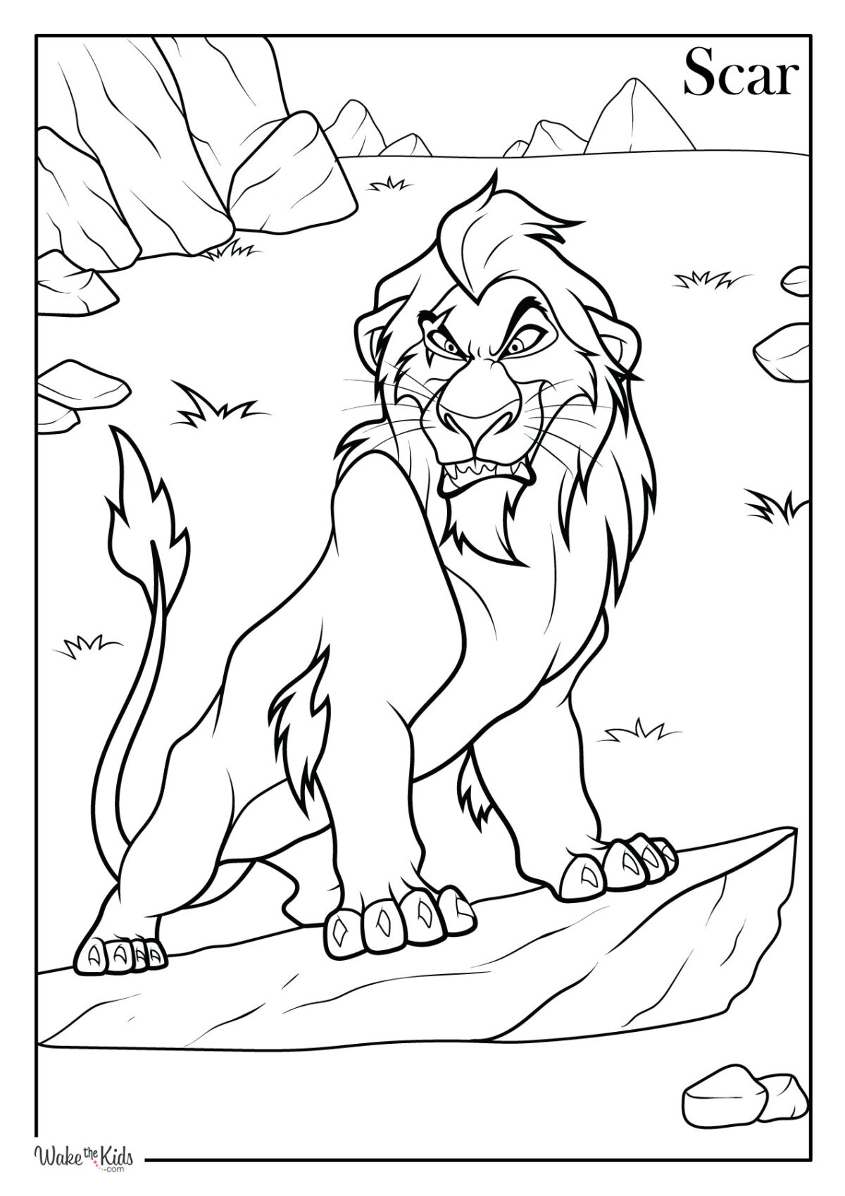 Lion King Coloring Pages (Free Printable PDFs) | WakeTheKids