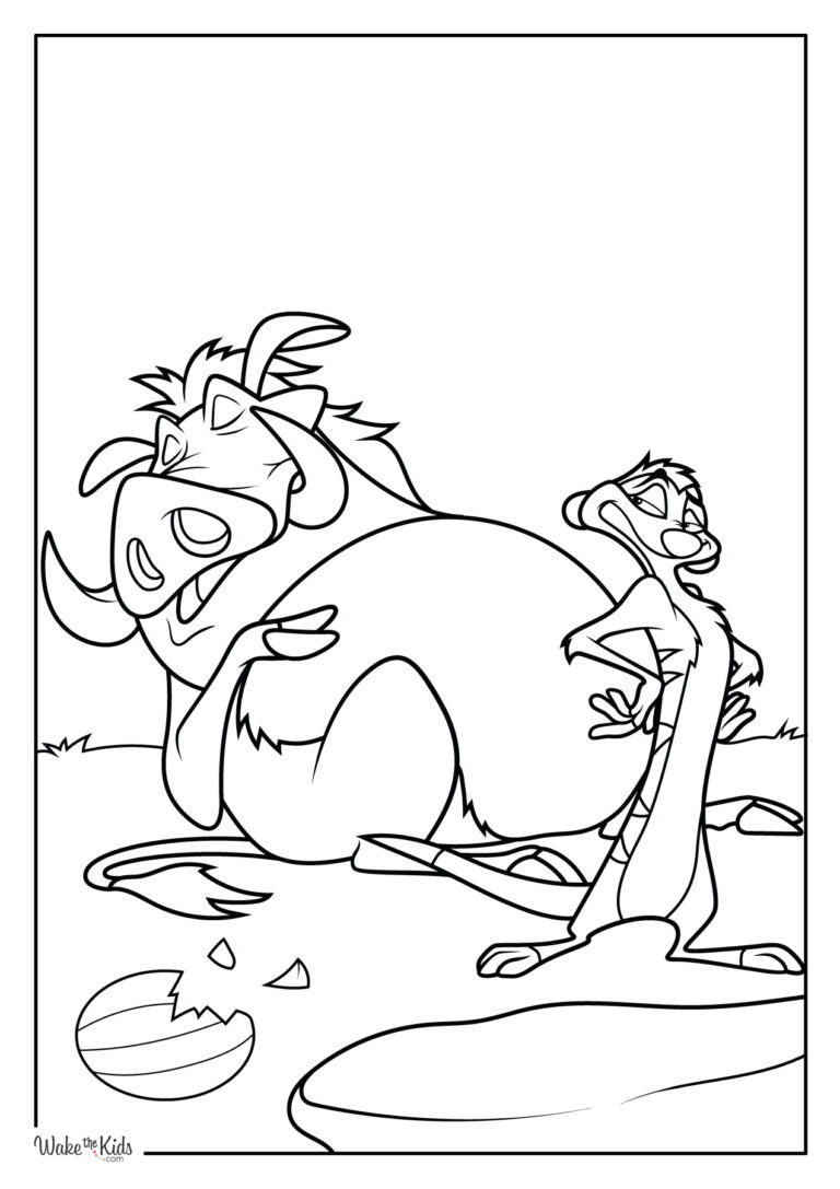 Lion King Coloring Pages (Free Printable PDFs) WakeTheKids