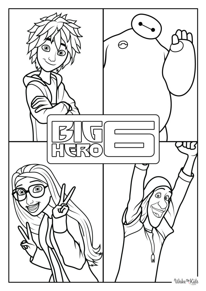 Big Hero 6 Coloring Pages