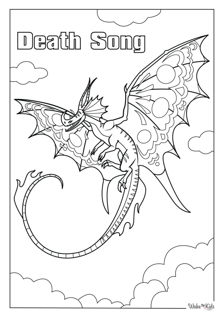 How to Train Your Dragon Coloring Pages (Free Printable PDFs) | WakeTheKids