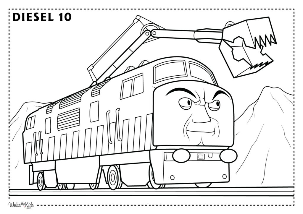 Thomas and Friends Coloring Pages (Free Printable PDFs) | WakeTheKids