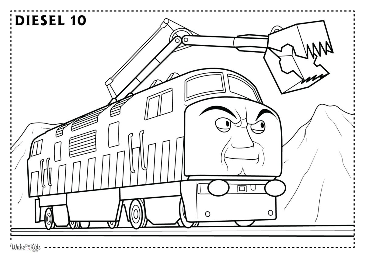 Thomas and Friends Coloring Pages (Free Printable PDFs) | WakeTheKids