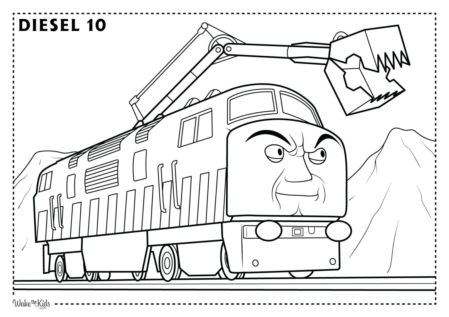 Thomas and Friends Coloring Pages (Free Printable PDFs) | WakeTheKids
