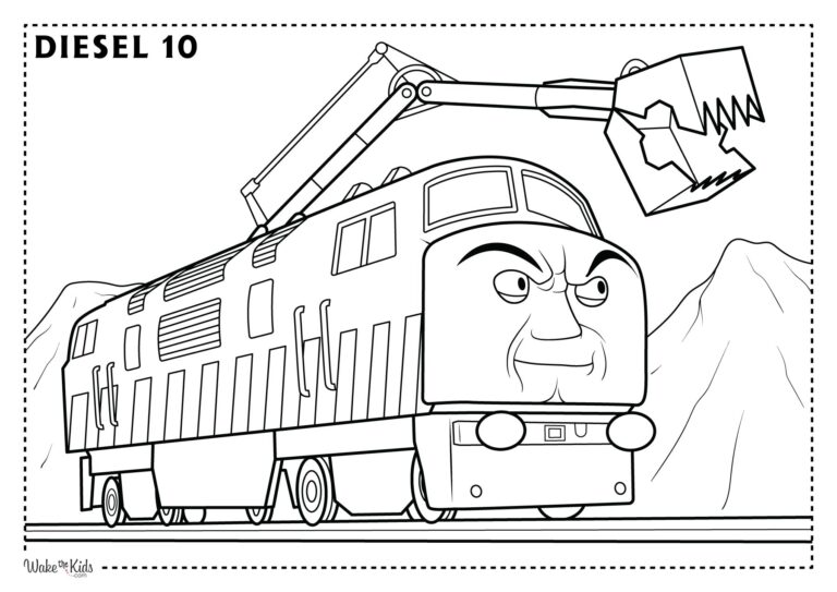 Thomas and Friends Coloring Pages (Free Printable PDFs) | WakeTheKids