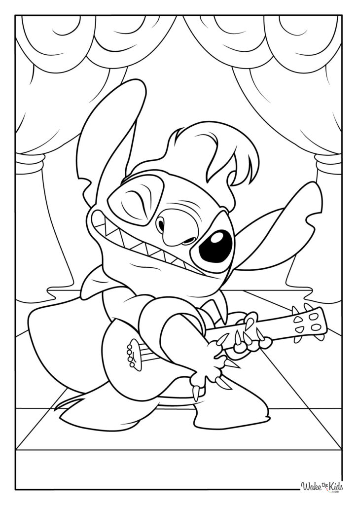 Lilo and Stitch Coloring Pages (Free Printable PDFs) | WakeTheKids